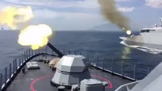 AK630 30mm Closein Weapon System CIWS Gatling gun Warning High Volume [upl. by Airak165]