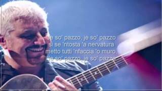 Pino Daniele quotJe se pazzoquot con testo [upl. by Jez]