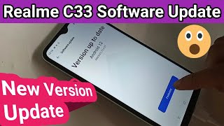 Realme c33 System Software Update  How to software update in Realme c33 [upl. by Disraeli818]