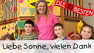 👩🏼 Liebe Sonne vielen Dank  Singen Tanzen und Bewegen  Kinderlieder [upl. by Notak]