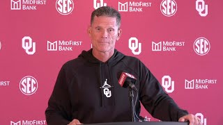 Oklahoma HC Brent Venables press conference Tennessee Week  9172024 [upl. by Etteiluj]