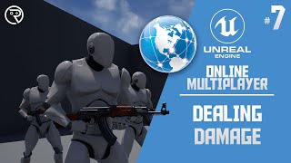 Unreal Engine 4 Tutorial  Online Multiplayer Part 7 Dealing Damage [upl. by Llednew]