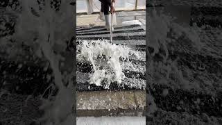 Foam scraping 398satisfying asmr carpetcleganin Newaladdin shorts [upl. by Madaih]