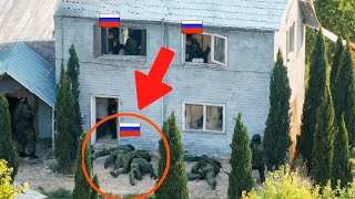 Russian Soldiers in the House were caught in a Fiery Ambush in Kursk region [upl. by Macpherson]