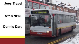 Joes Travel N218 NPN Dennis Dart [upl. by Ajan]