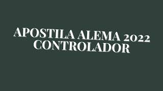 Apostila ALEMA 2022 Controlador [upl. by Vinnie]