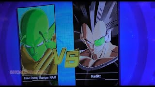 Dragon Ball Xenoverse  Time Patrol Ranger NAM Vs Raditz NYCC Demo [upl. by Ahsyia426]