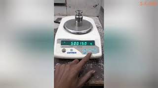 How to Calibrate  Contech Precision Balance CASERIES  Calibration Process [upl. by Esidnak900]