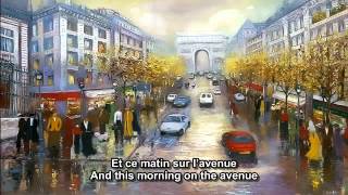 Les ChampsElysees  Joe Dassin  French and English subtitlesmp4 [upl. by Yseulta]