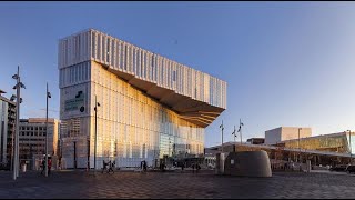 One Of The Most Modern Libraries In The World  The Deichman Library Oslo 2020 [upl. by Nylrehs420]