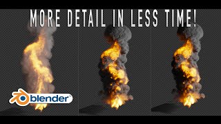 Optimizing Smoke in Blender 3d Better Renders with 2 Beginner Tips No Addons [upl. by Noicnecsa]