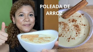 COMO hacer POLEADA DE ARROZ 😋al estilo SALVADOREÑO [upl. by Timms]