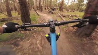 20181209  Lysterfield MTB  All black diamonds [upl. by Chastity]