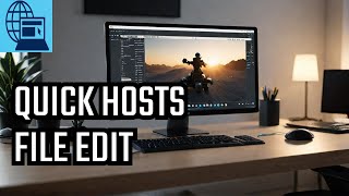 How to Edit Windows Hosts File via PowerToy Editor Utility [upl. by Orsola]