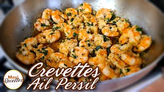 Crevettes à l’Ail et au Persil  Recette Facile et Rapide [upl. by Stearns]