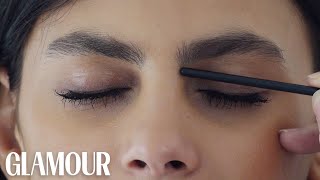 How to Shape Your Eyebrows  Glamour [upl. by Niwle240]