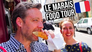 EPIC PARIS Food Tour  11 INCREDIBLE Stops  Best of LE MARAIS [upl. by Mou]