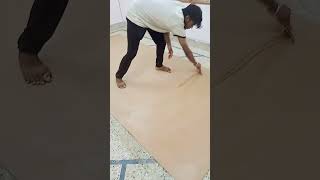 Pvc Vinyl Flooring Installation step by step Complete Process  How to Install Vinyl Flooring sheet [upl. by Black]