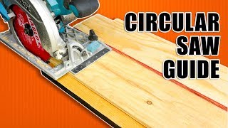 How to Make a Circular Saw Guide  Track Saw Guide [upl. by Irmina571]