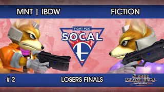 Fight For SoCal 2  MnT  iBDW Fox VS Fiction Fox  SSBM  Losers Finals [upl. by Nibbs209]