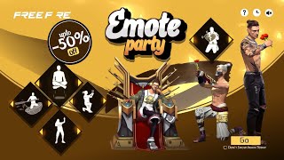 Finally Emote Party Event Confirm আসছে💥🤯 New Emote Party Event Free Fire Free Fire New Event Today [upl. by Byran383]