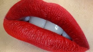 How To The Perfect Red Lips Makeup Tutorial [upl. by Lupiv]