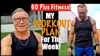 OVER 60 WORKOUT PLAN FOR THE WEEK 60 Fitness fitness motivation [upl. by Tomchay]