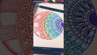 Mandala artmandala Drawing painting mandalaart mandalatutorial mandalaforbegginers short art [upl. by Deerdre]