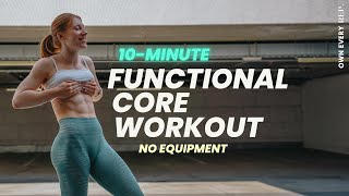 10 Min Core Workout  NO REPEATS  Intermediate to Advanced  Modifications  Get Stronger [upl. by Sirah850]