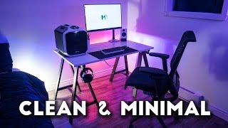 Clean amp Minimal Ikea Desk Under 80 [upl. by Angi800]