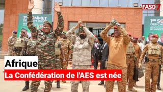 Afrique  La Confédération de lAES est née [upl. by Eninej]