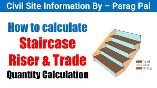 Staircase riser and tread calculation [upl. by Nothsa]