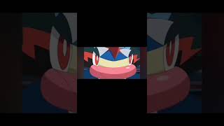 ash greninja revenge on sawyers sceptile pokemon anime ash pikachu greninja evolution shorts [upl. by Kristian744]