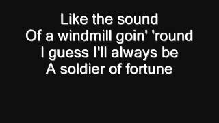 Deep Purple  Soldier of Fortune Lyrics [upl. by Novehs453]