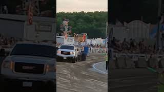 JR Theriault 1st place Skowhegan truck pull [upl. by Allare]