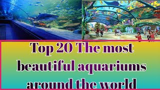 Top 20 The most beautiful Aquariums around the World facts aquarium world varenyamfamily top20 [upl. by Elagibba940]