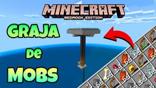 GRANJA DE MOBS quotBASICAquot PARA MINECRAFT JAVABEDROCKEN SURVIVAL [upl. by Kurtzman412]