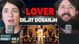 Diljit Dosanjh LOVER Official Music Video  irh daily REACTION [upl. by Ennairam]