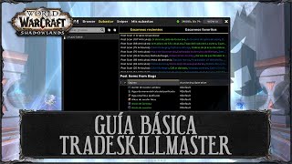 Configurar Addon TSM41  Guía TradeSkillMaster  World of Warcraft  Shadowlands [upl. by Kirrad]