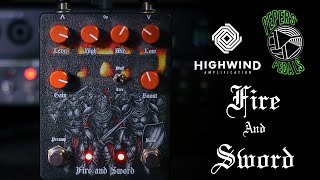 Fire And Sword Preamp  Pepers Pedals amp Highwind Amplification [upl. by Nit]