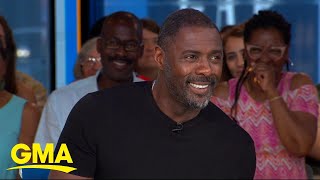 Idris Elba dishes on the actionpacked Hobbs amp Shaw l GMA [upl. by Schott]