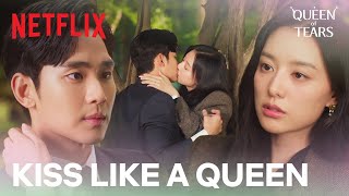 Kim Soohyun pulls away Kim Jiwon grasps back for a kiss  Queen of Tears Ep 3  Netflix ENG SUB [upl. by Kall971]