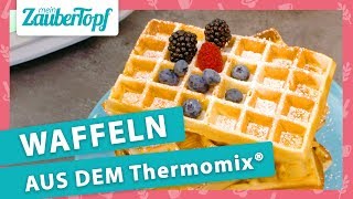 Rezept für die BESTEN Waffeln aus dem Thermomix® 😍 [upl. by Louisa]