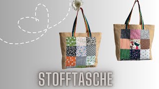 Und noch eine Patchwork Tasche nähen [upl. by Llet]