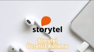 Storytel Ücretsiz Kullanma  Storytel Sesli Kitap [upl. by Tikna485]