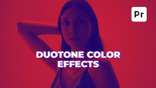 Create Duotone Color Effect in Premiere Pro [upl. by Jorgenson]