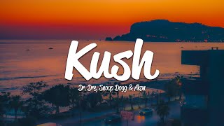 Dr Dre  Kush Lyrics ft Snoop Dogg Akon [upl. by Yemirej]