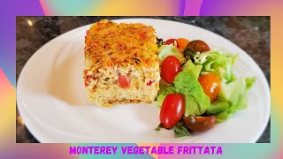 Monterey Vegetable Frittata  Baked FrittataGluten Free [upl. by Suoilenroc615]