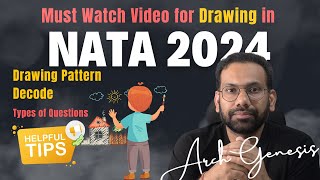 ✏️ Drawing 🖍️NATA Exam ✍🏻 Decoding Syllabus amp Pattern  Importance of drawing Explained [upl. by Zinah273]