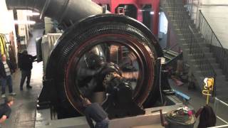 Initial Start Up Testing of 1915 Vintage 750 HP Wound Rotor Motor after Rewinding the Rotor amp Stator [upl. by Olecram]